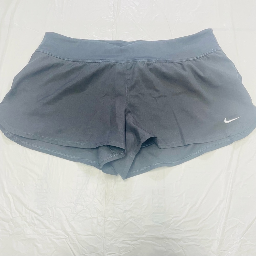 Nike - Women's Black Fit Dry Built In Briefs Athletic Shorts Size L - Large